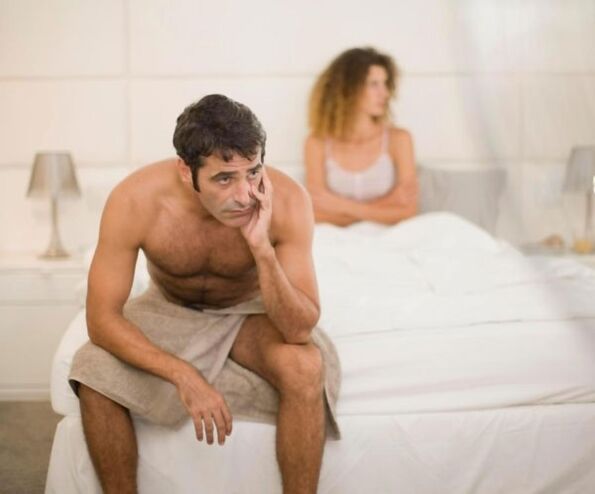 Un homme a un problème potentiel